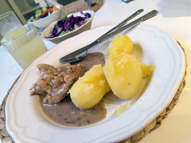 Balsamicokyckling med pressad potatis vvdb.se